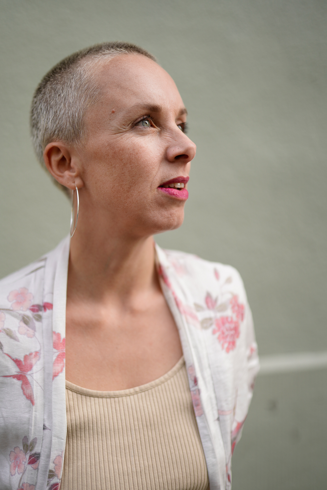 Portrait of a female photographer